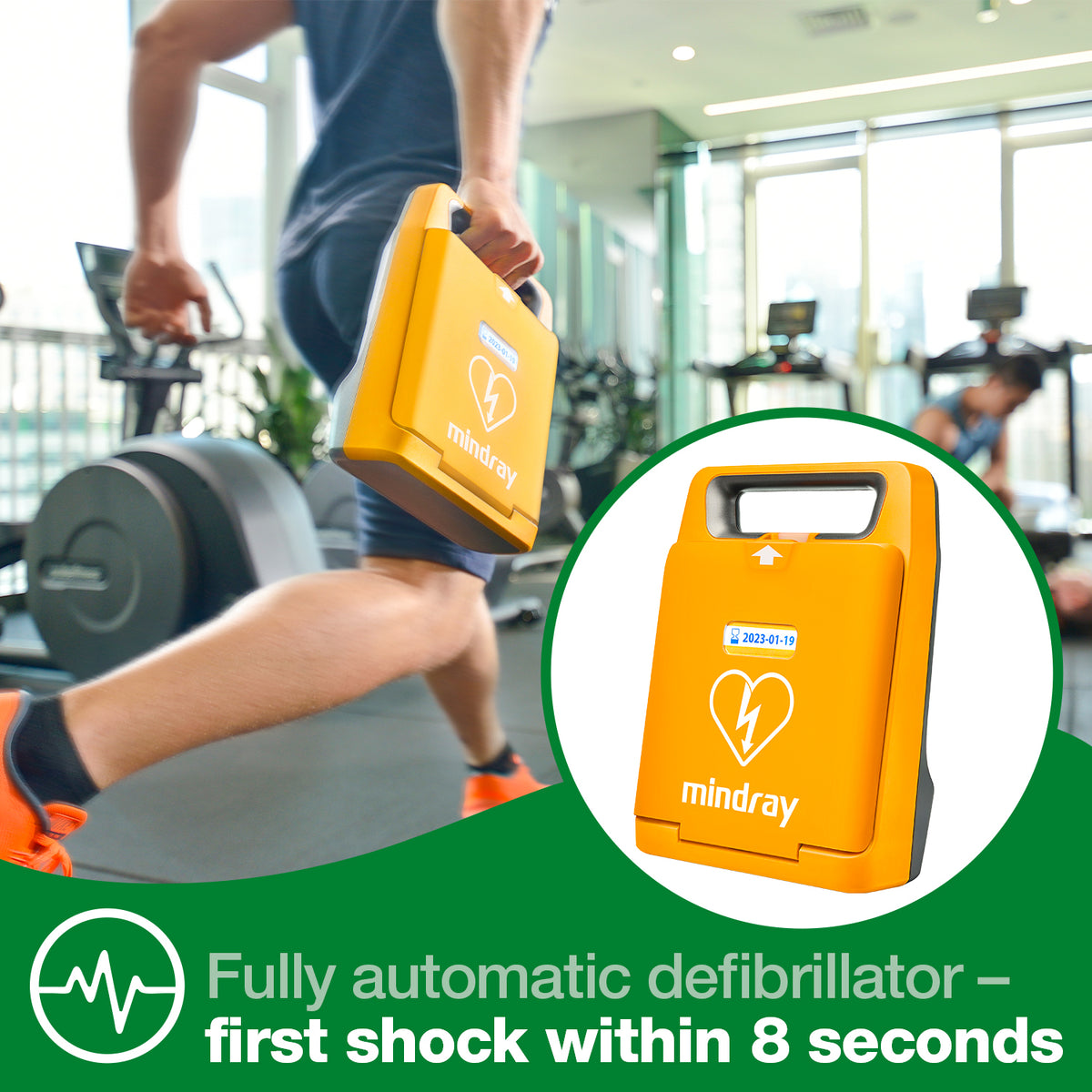 Mindray BeneHeart C1A Defibrillator – Fully Automatic AED – Mini First Aid