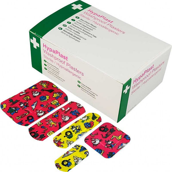 Childrens printed plasters box of 100