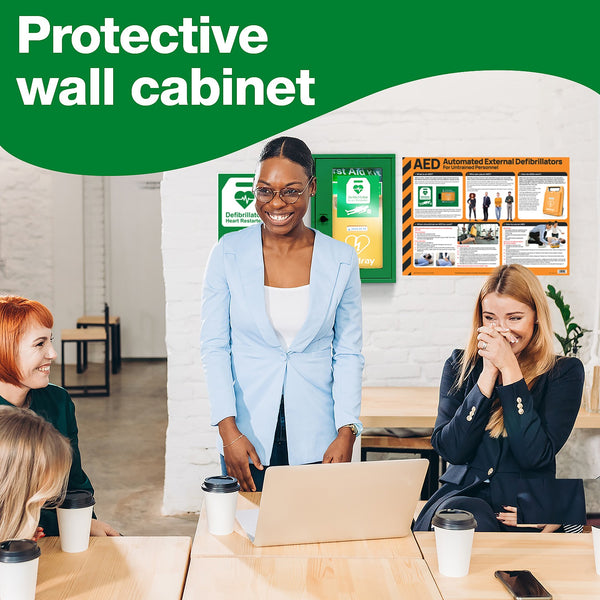 Mindray C1A Automatic Defib wall cabinet bundle