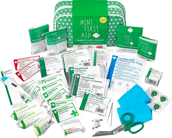Large Family First Aid Kit - 115 Items